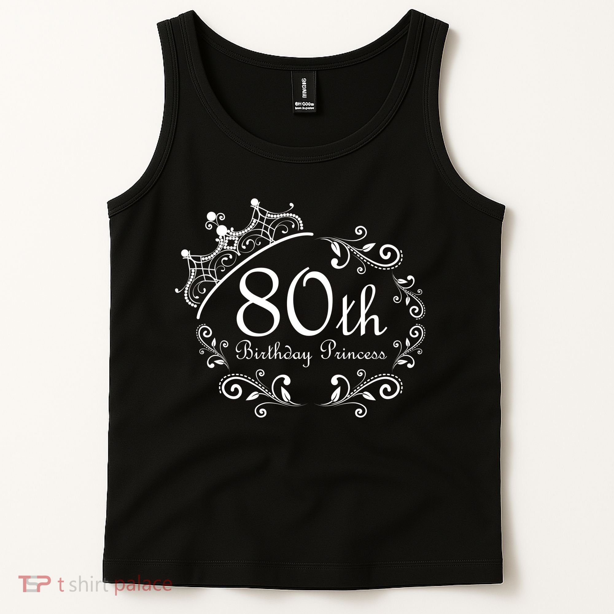 80th Birthday Princess Tank Top