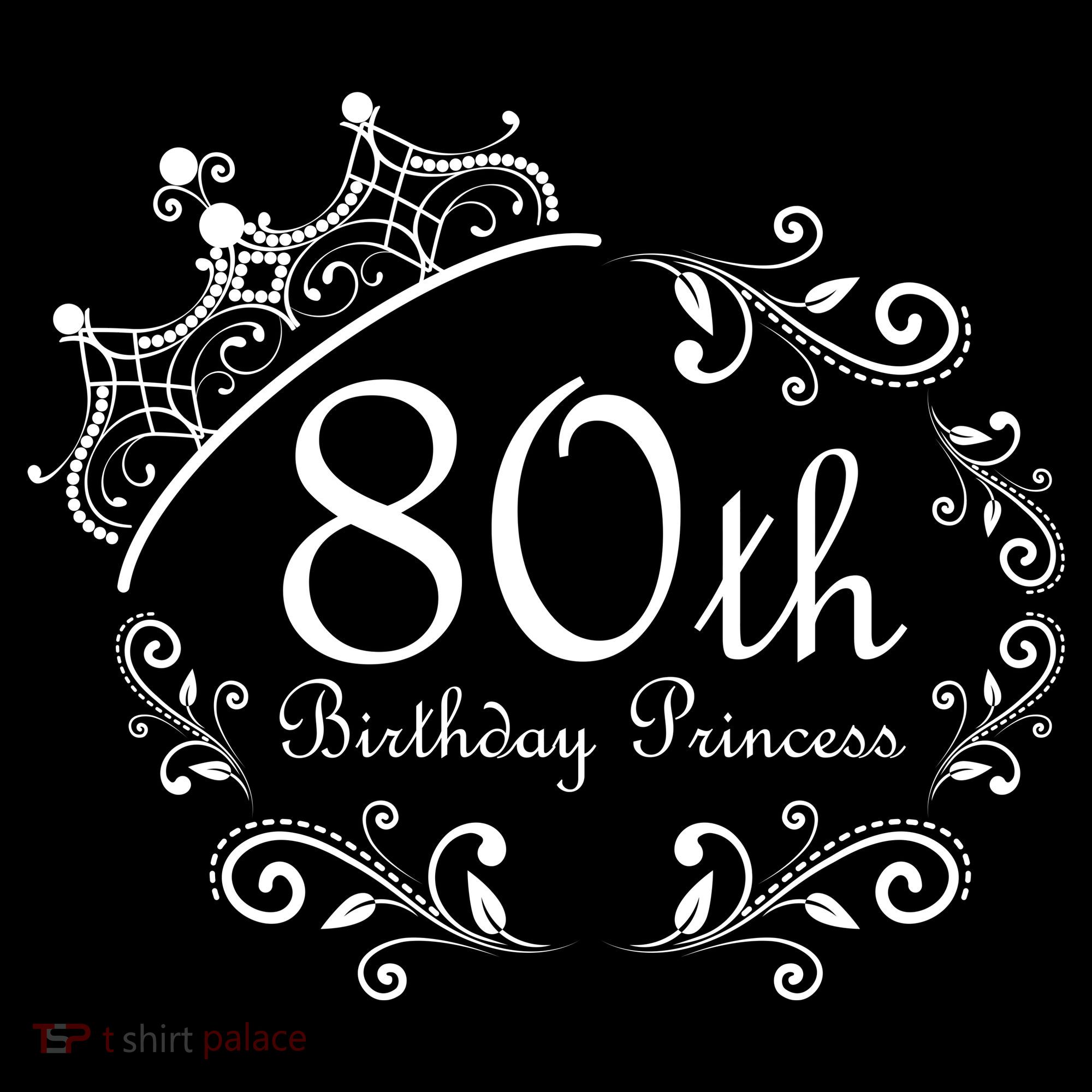 80th Birthday Princess Tank Top