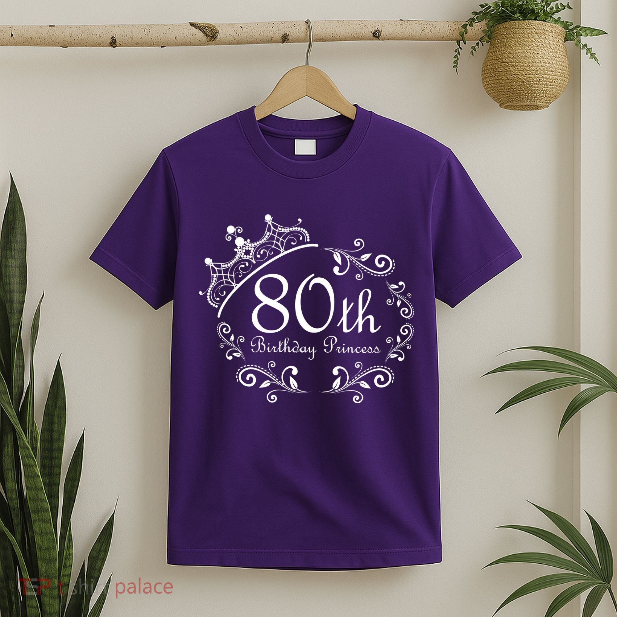 80th Birthday Princess T-Shirt