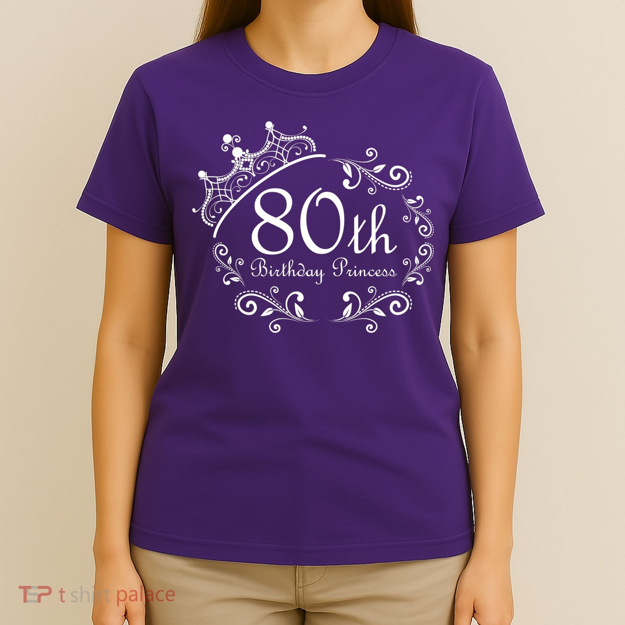 80th Birthday Princess T-Shirt