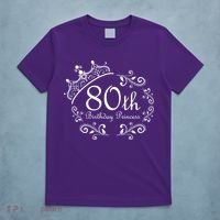 80th Birthday Princess T-Shirt thumb 5