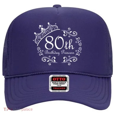 80th Birthday Princess Hat