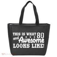 80th Birthday This Is What Awesome Looks Like  Tote Bag thumb 0