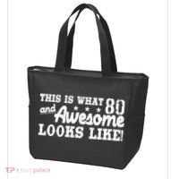 80th Birthday This Is What Awesome Looks Like  Tote Bag thumb 3