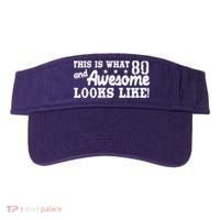 80th Birthday This Is What Awesome Looks Like  Visor thumb 0