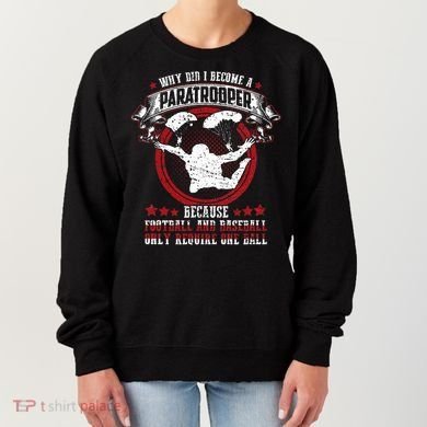 82nd 101st Airborne Paratrooper Military Women's Sweatshirt