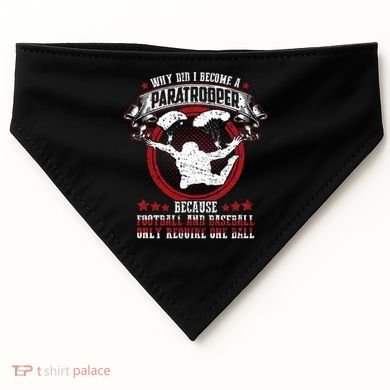82nd 101st Airborne Paratrooper Military USA-Made Doggie Bandana