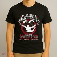 82nd 101st Airborne Paratrooper Military T-Shirt thumb 3