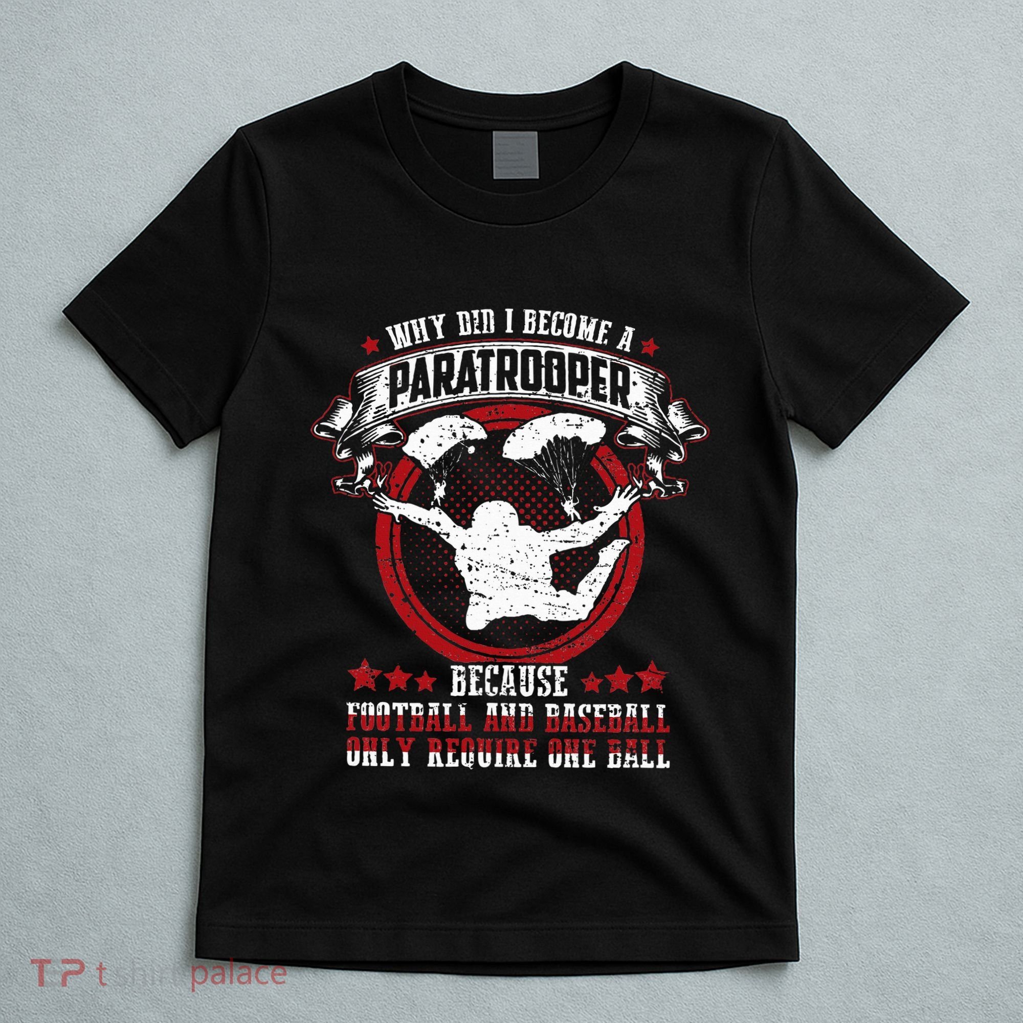 82nd 101st Airborne Paratrooper Military T-Shirt