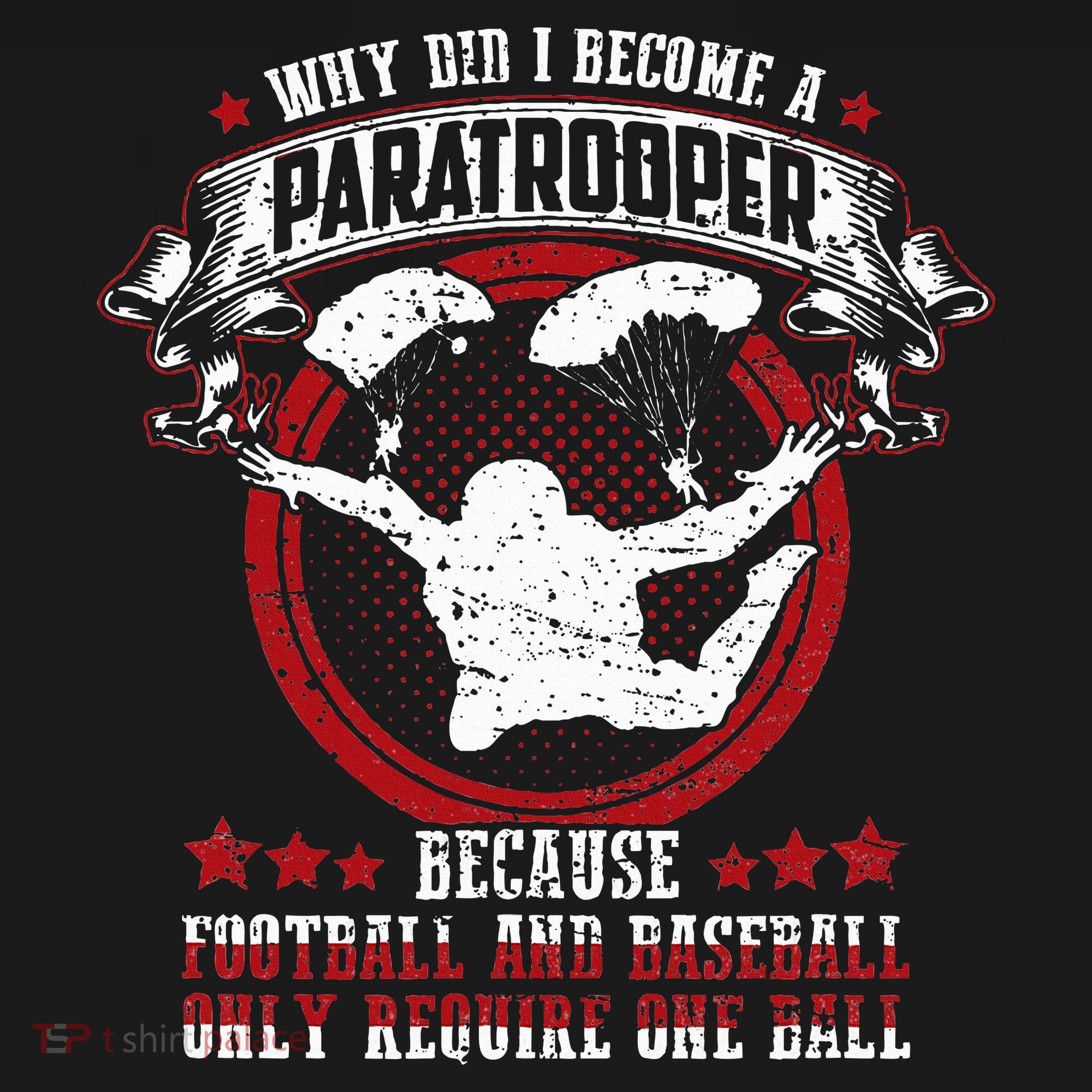 82nd 101st Airborne Paratrooper Military T-Shirt