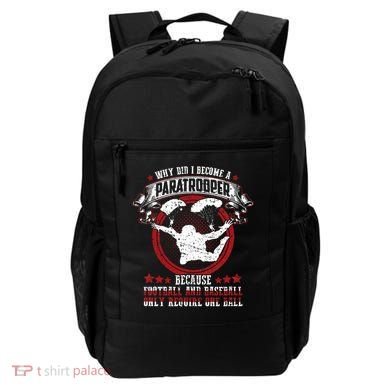 82nd 101st Airborne Paratrooper Military Backpack