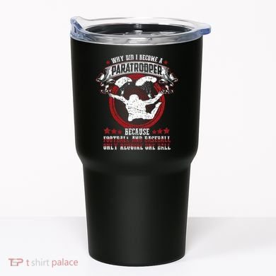 82nd 101st Airborne Paratrooper Military Tumbler