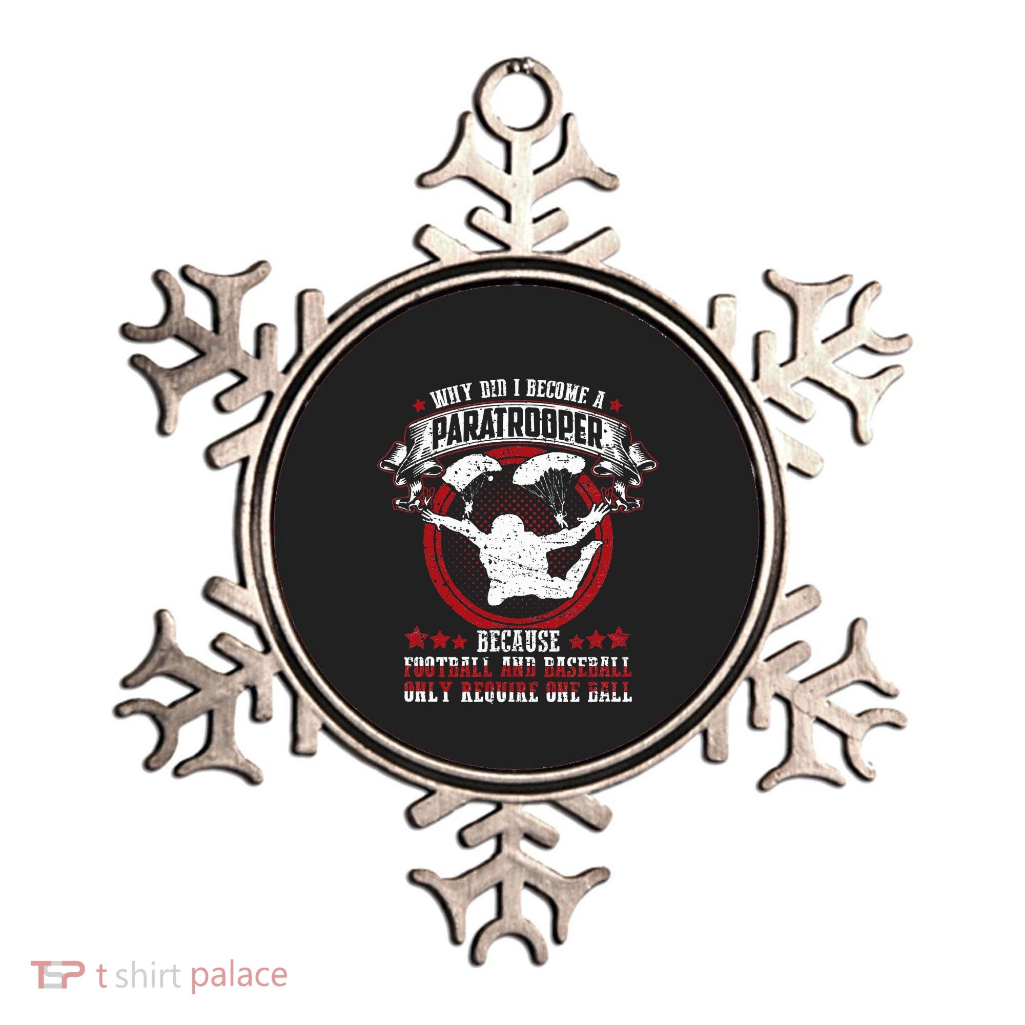 82nd 101st Airborne Paratrooper Military Ornament