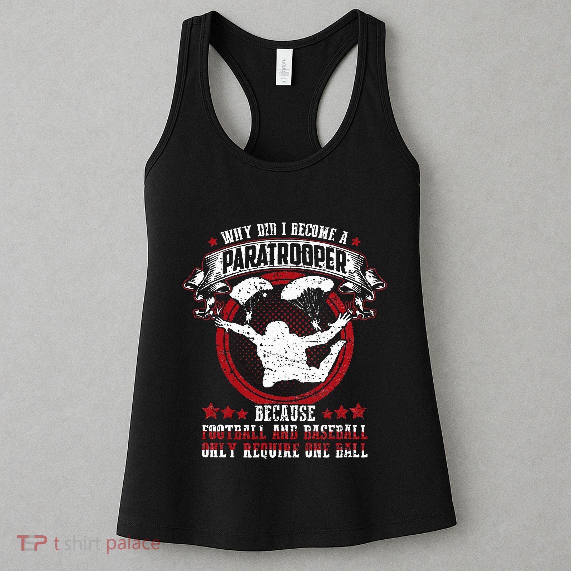 82nd 101st Airborne Paratrooper Military Women's Tank Top