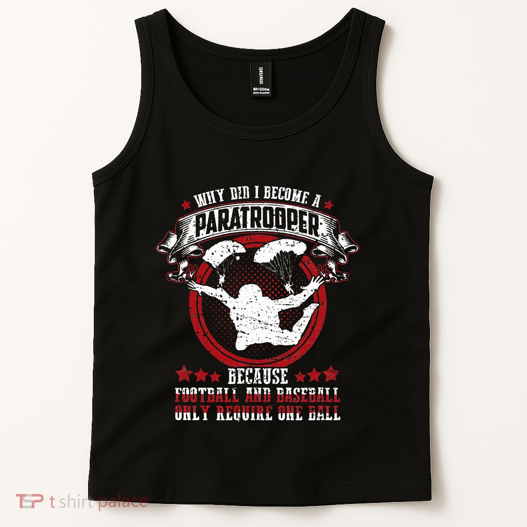 82nd 101st Airborne Paratrooper Military Tank Top