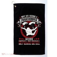 82nd 101st Airborne Paratrooper Military Golf Towel thumb 0