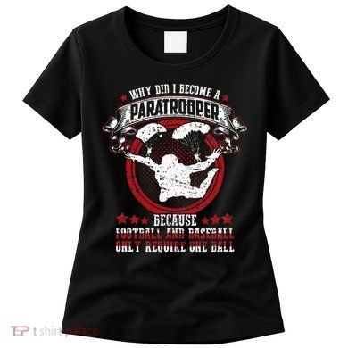 82nd 101st Airborne Paratrooper Military Women's T-Shirt