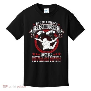82nd 101st Airborne Paratrooper Military Kids T-Shirt