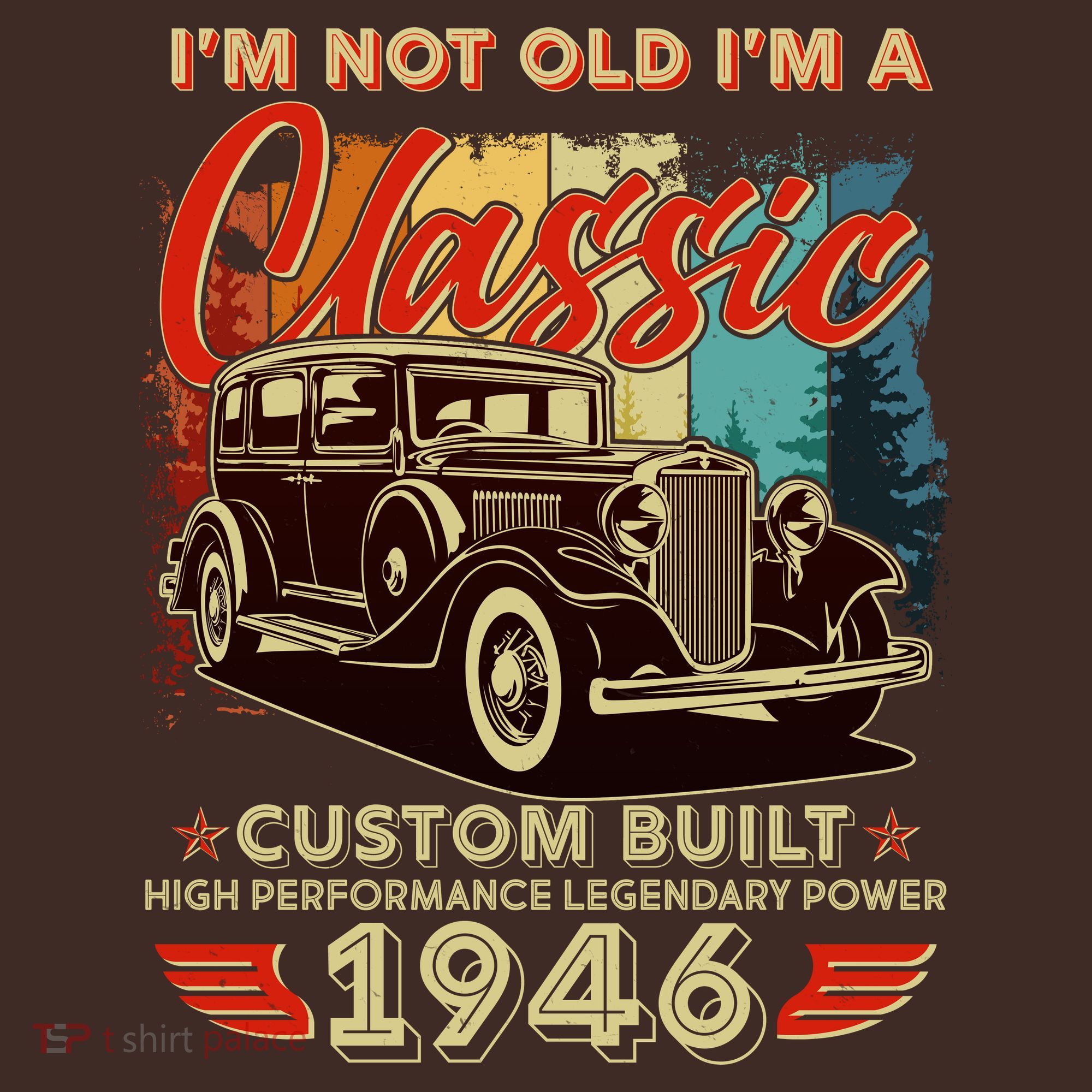 80th 1946 Birthday I'm Not Old I'm A Classic Custom Built High Performance Legendary Power  Apron