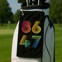 86 47 Anti Trump 8647 Impeach 47 Antitrump President Golf Towel thumb 2