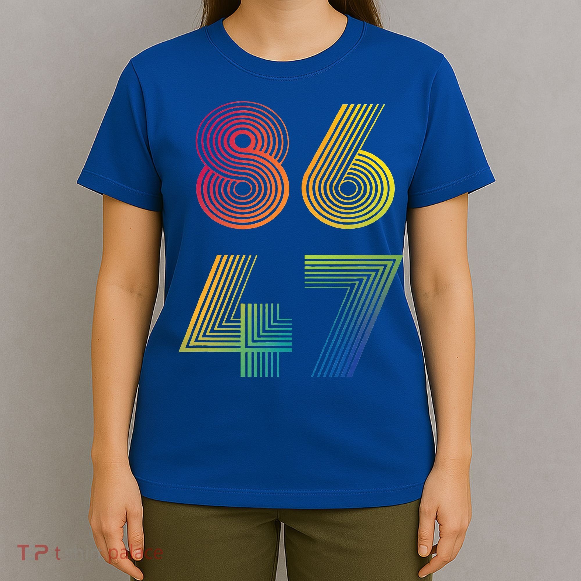 86 47 Anti Trump 8647 Impeach 47 Antitrump President T-Shirt
