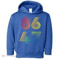 86 47 Anti Trump 8647 Impeach 47 Antitrump President Toddler Hoodie thumb 0