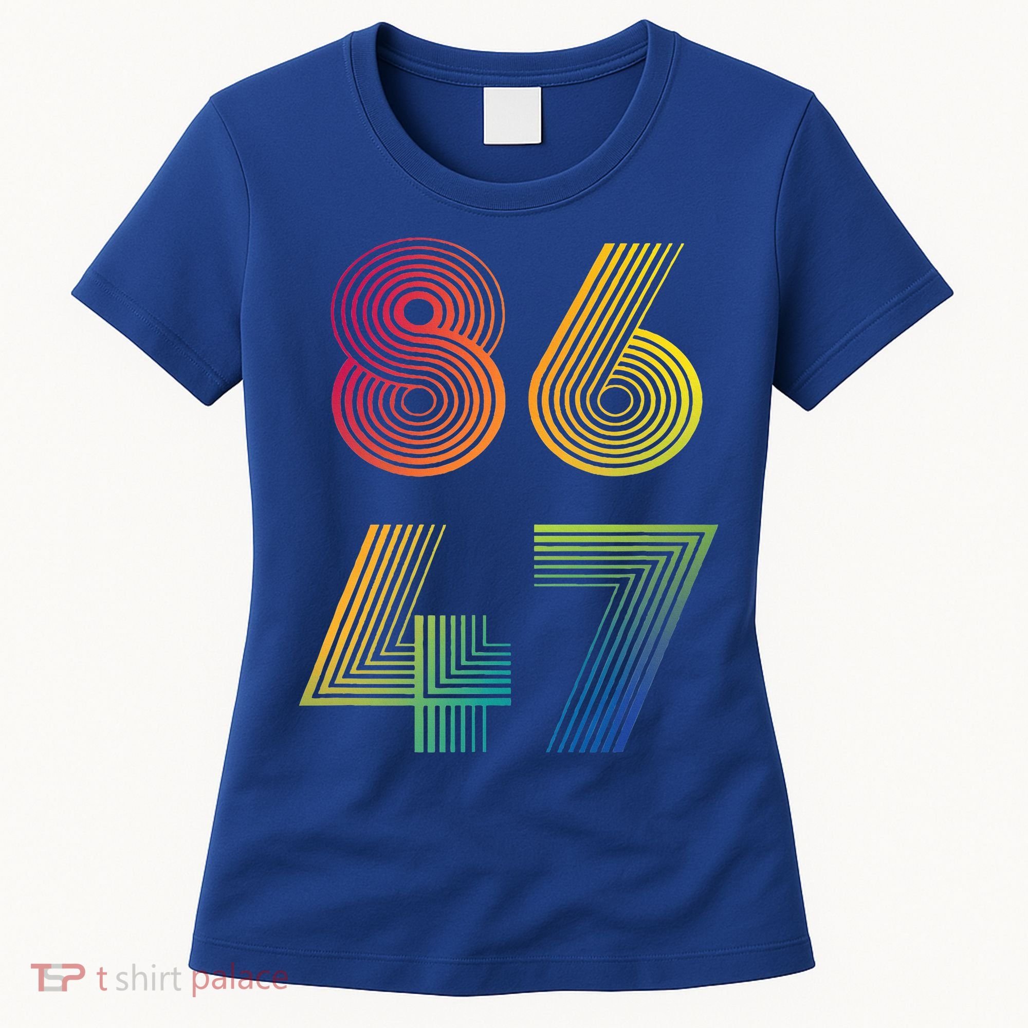 86 47 Anti Trump 8647 Impeach 47 Antitrump President Women's T-Shirt