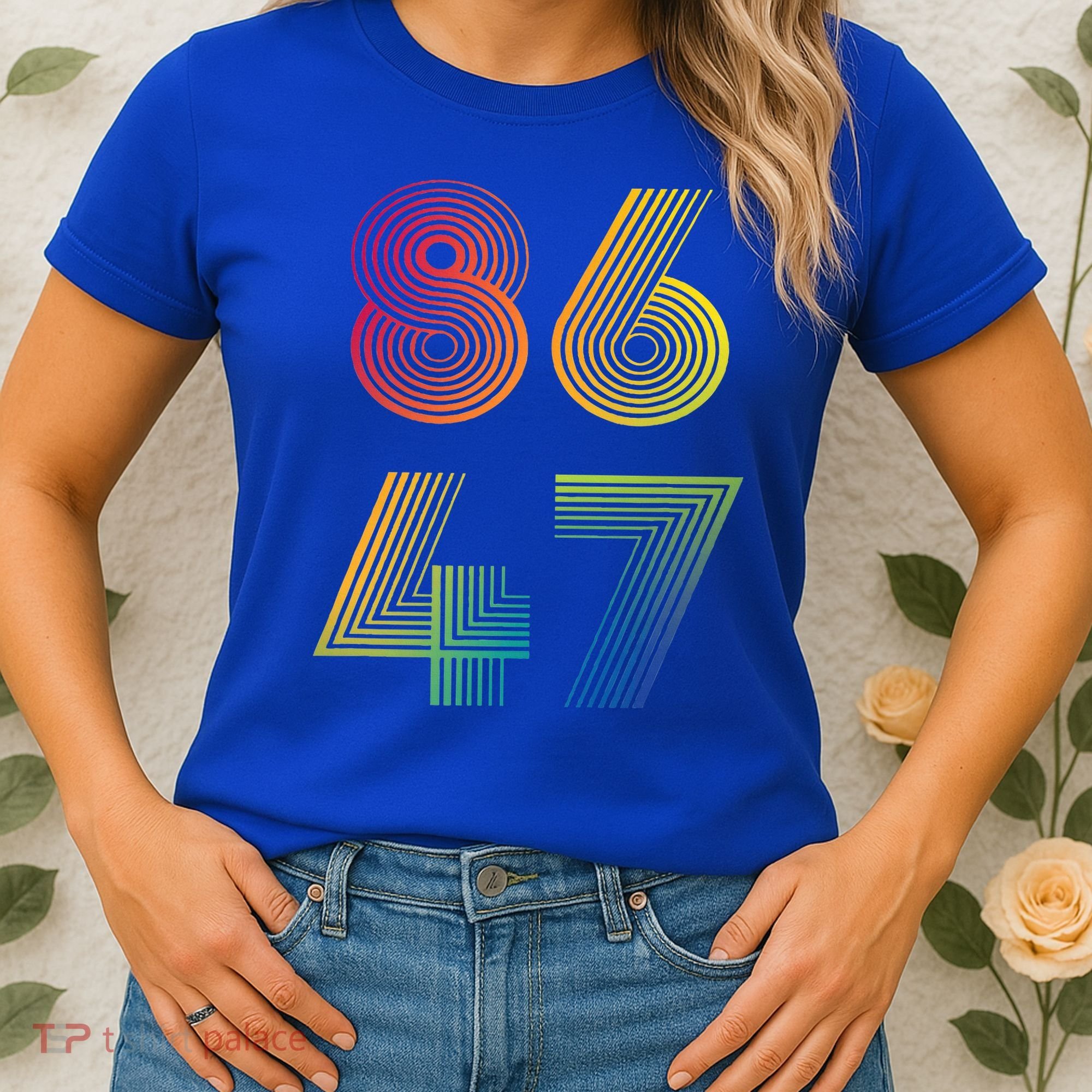 86 47 Anti Trump 8647 Impeach 47 Antitrump President Women's T-Shirt