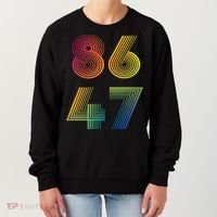 86 47 Anti Trump 8647 Impeach 47 Antitrump President Retro Women's Sweatshirt thumb 0