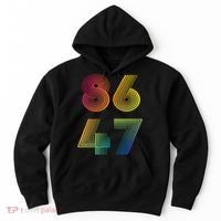 86 47 Anti Trump 8647 Impeach 47 Antitrump President Retro Hoodie thumb 0
