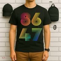86 47 Anti Trump 8647 Impeach 47 Antitrump President Retro T-Shirt thumb 6