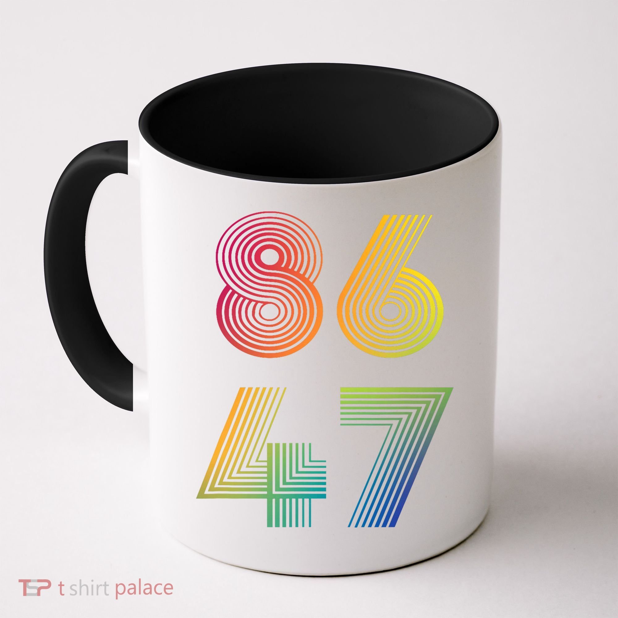 86 47 Anti Trump 8647 Impeach 47 Antitrump President Retro Coffee Mug