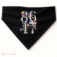 86 47 Floral Boho Style USA-Made Doggie Bandana thumb 0