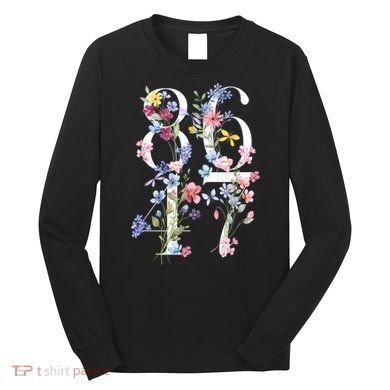 86 47 Floral Boho Style Long Sleeve Shirt