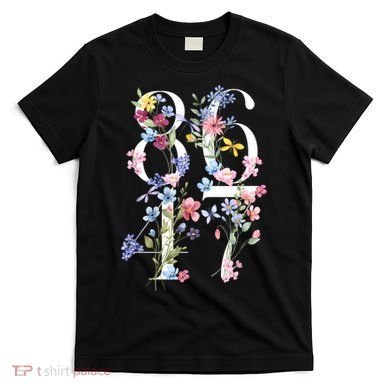 86 47 Floral Boho Style T-Shirt