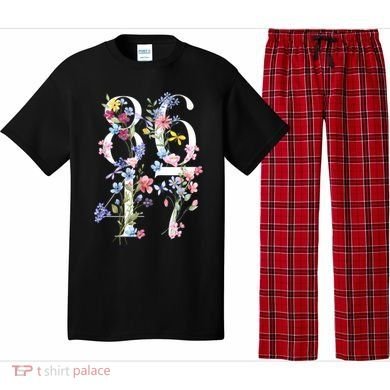 86 47 Floral Boho Style Pajama Set
