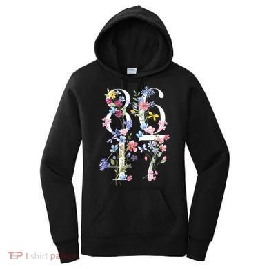 86 47 Floral Boho Style Women's Hoodie