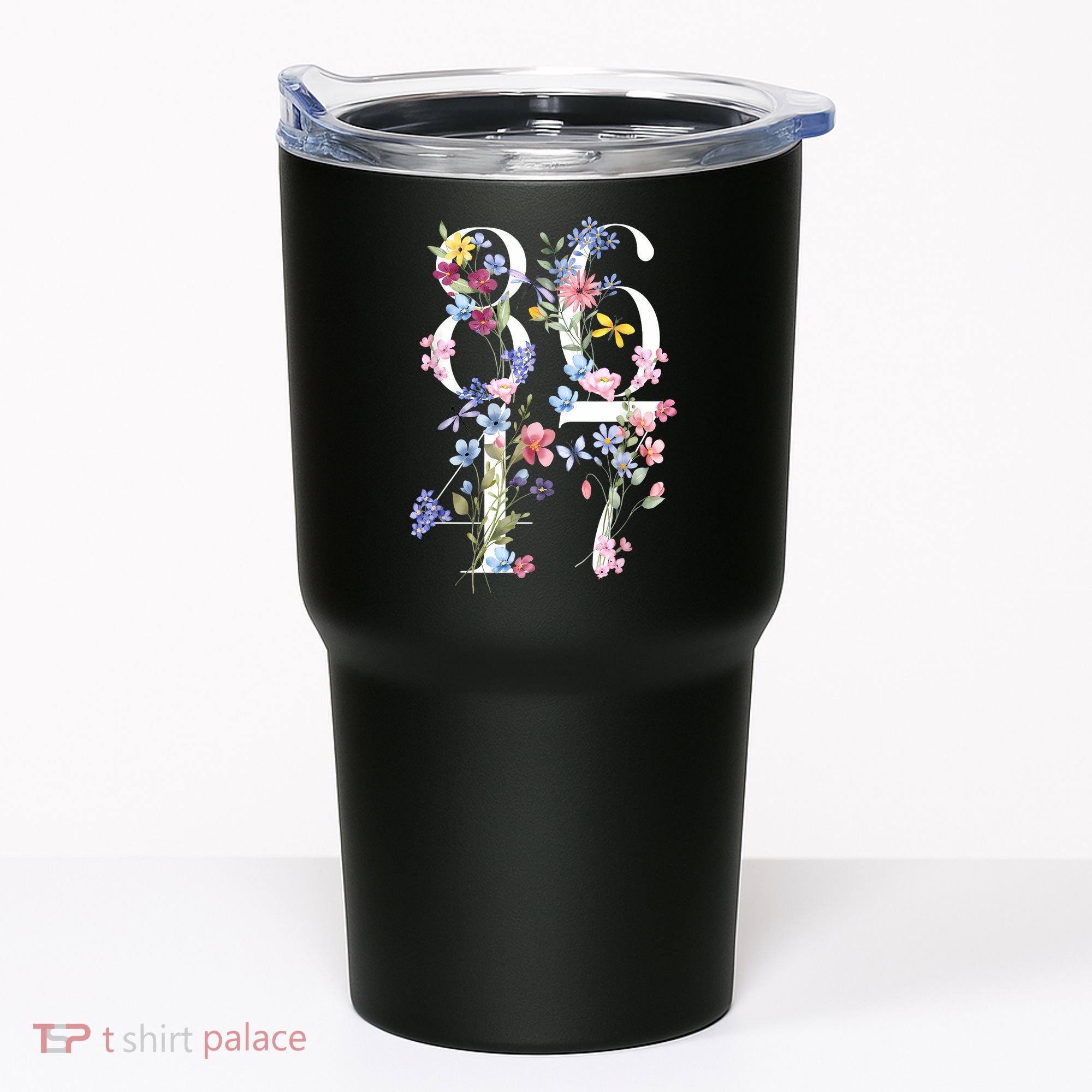 86 47 Floral Boho Style Tumbler