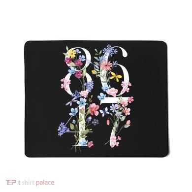 86 47 Floral Boho Style Mousepad