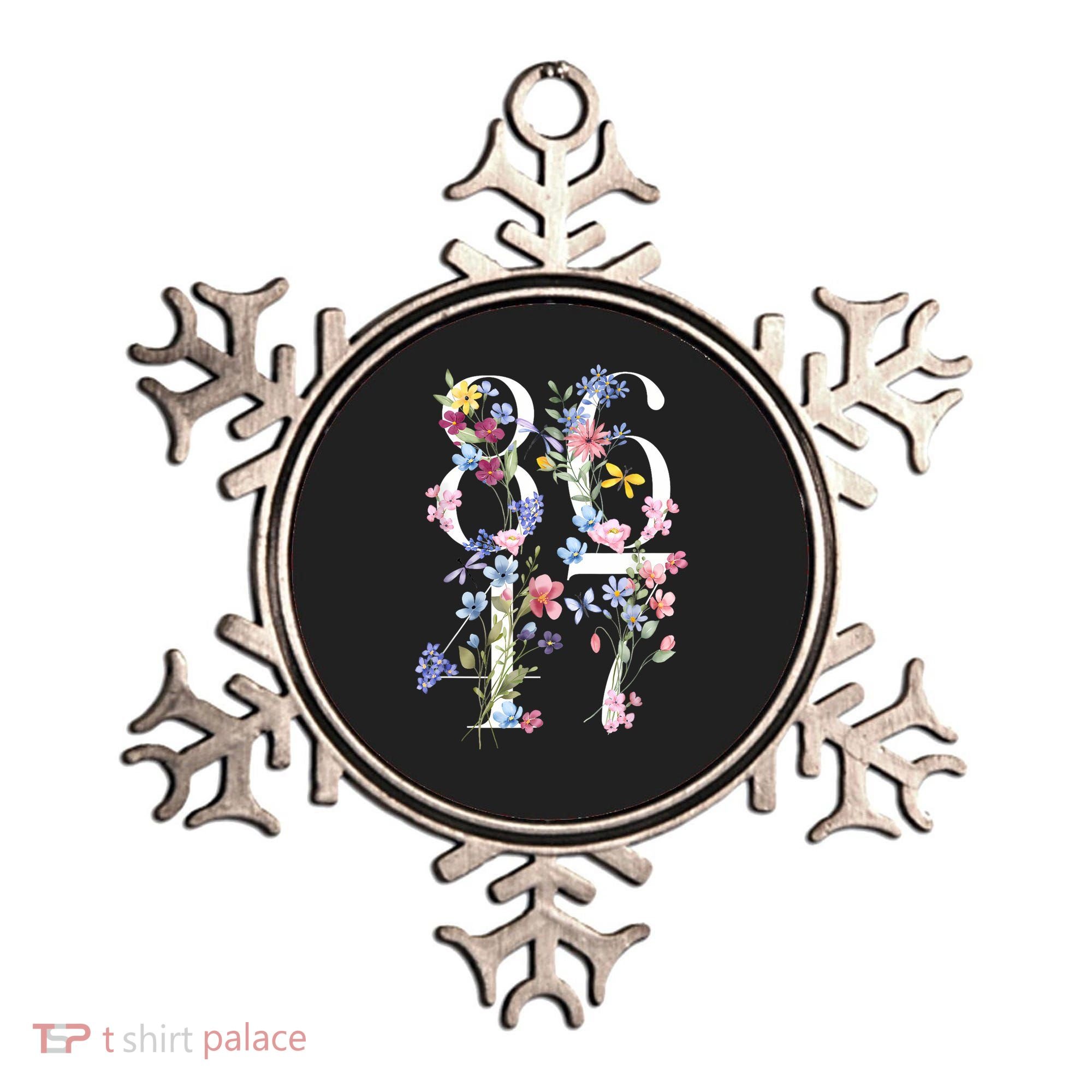 86 47 Floral Boho Style Ornament