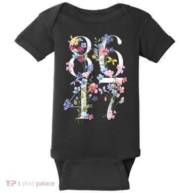 86 47 Floral Boho Style Baby Bodysuit