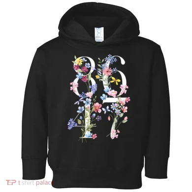 86 47 Floral Boho Style Toddler Hoodie