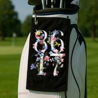 86 47 Floral Boho Style Golf Towel thumb 2