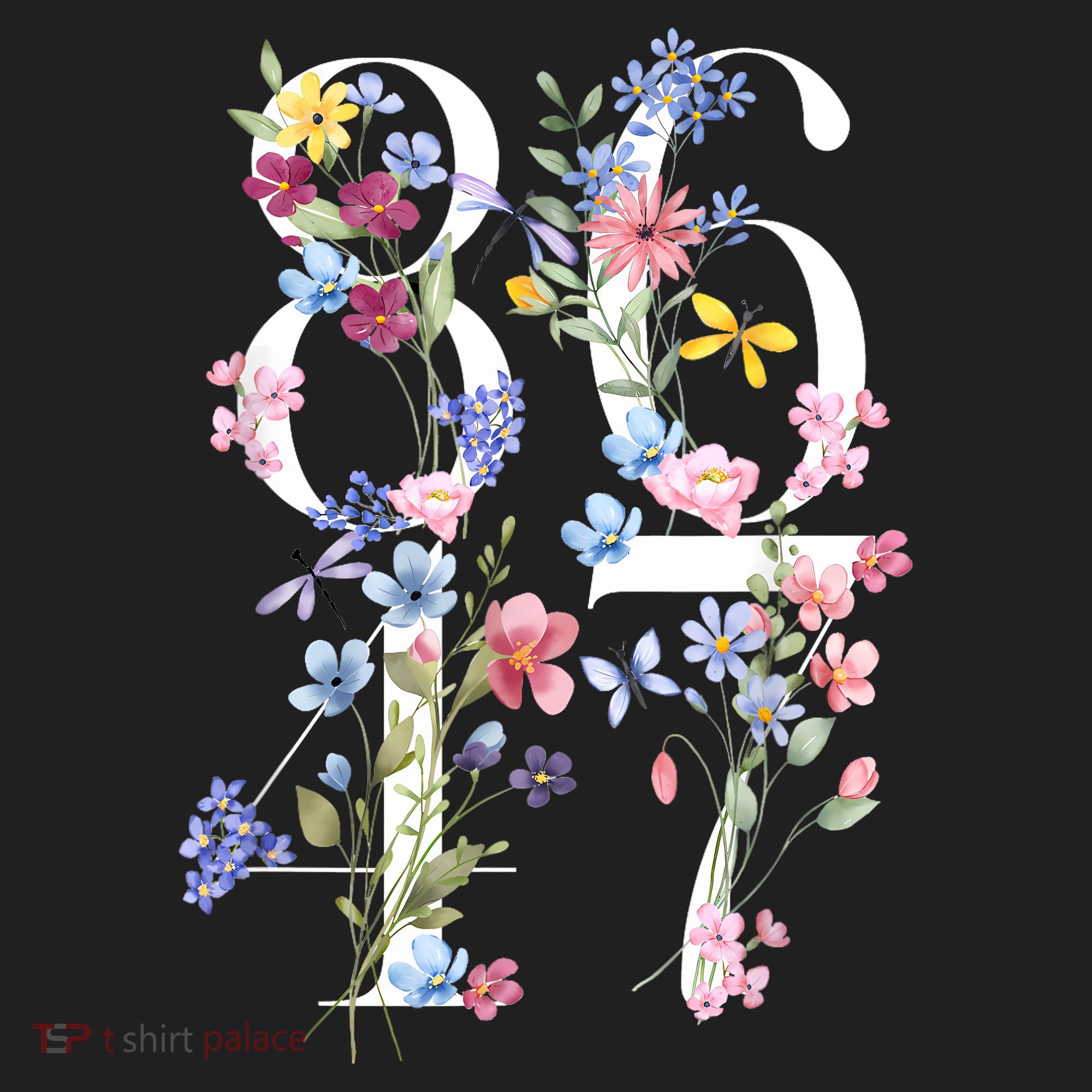 86 47 Floral Boho Style Golf Towel