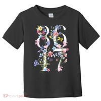 86 47 Floral Boho Style Toddler T-Shirt thumb 0