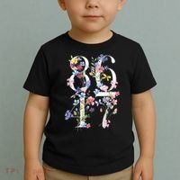 86 47 Floral Boho Style Toddler T-Shirt thumb 2