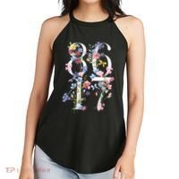 86 47 Floral Boho Style Women's Perfect Tri Rocker Tank thumb 2