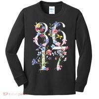 86 47 Floral Boho Style Kids Long Sleeve Shirt thumb 0