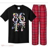 86 47 Floral Boho Style Kids Plaid Pajama Set thumb 0