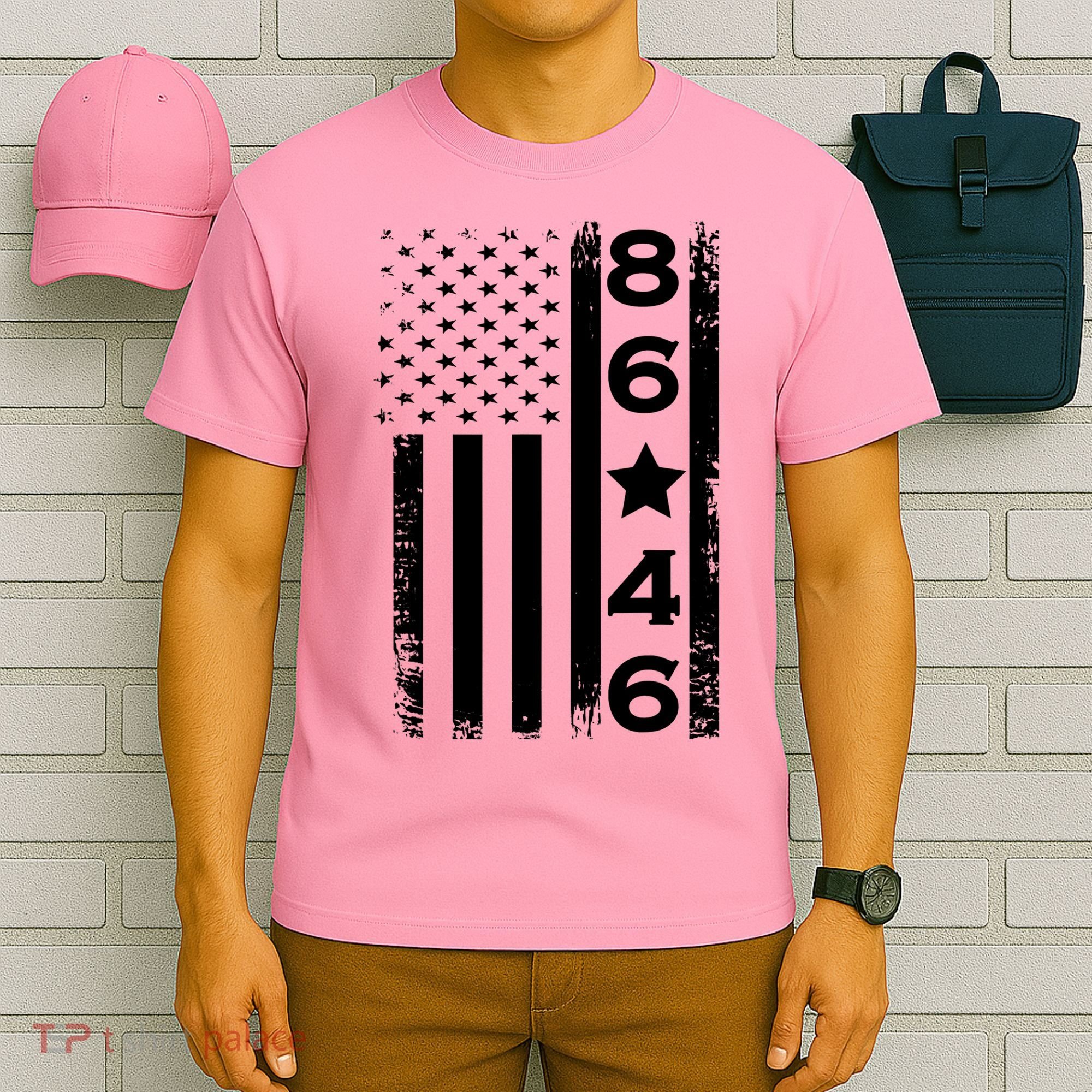 86 46 Impeach Biden 46 Vintage Distressed 86 46 Anti Biden T-Shirt